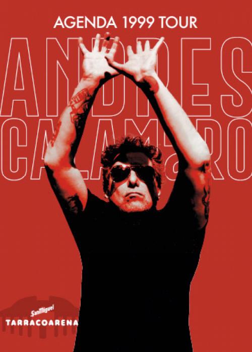 Cartel de Concierto de Andrés Calamaro en Tarragona