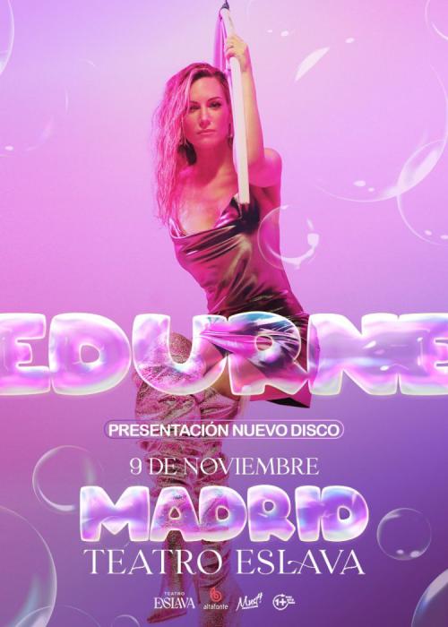 Cartel de Concierto de Edurne en Madrid