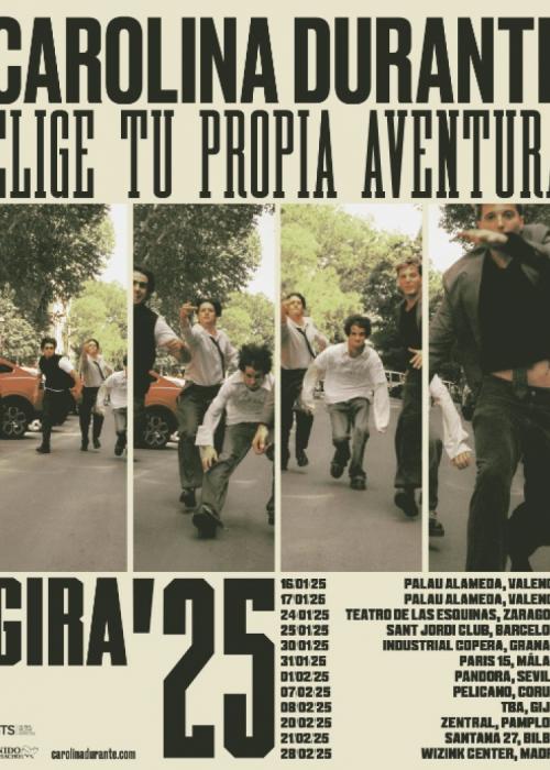 Cartel de Concierto de Carolina Durante en Zaragoza