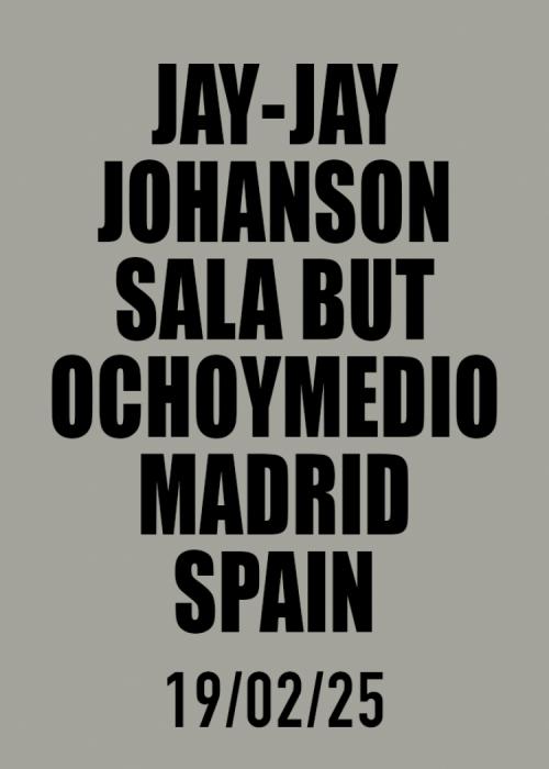 Cartel de Concierto de Jay Jay Johanson en Madrid