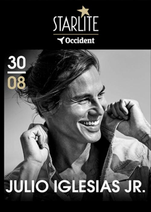 Cartel de Concierto de Julio Iglesias Jr. en Málaga