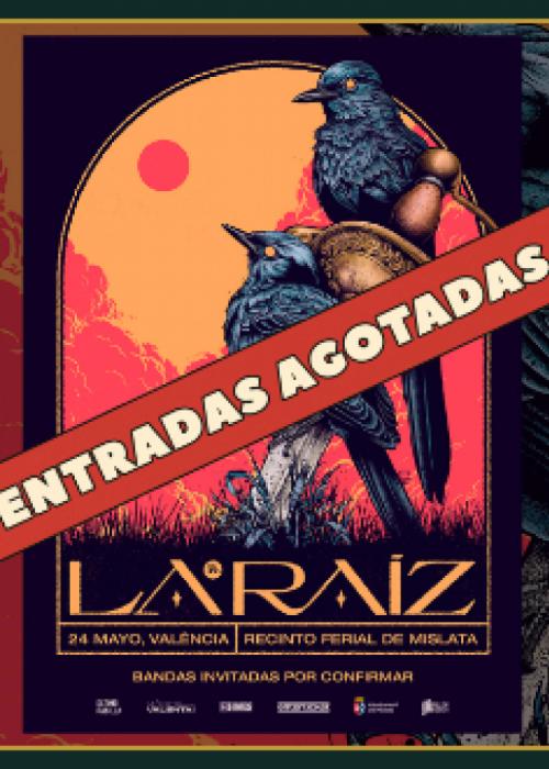Cartel de Concierto de La Raíz en Valencia