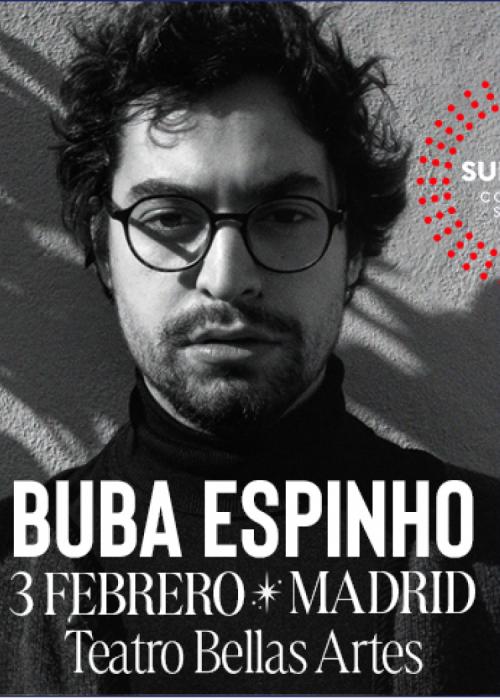 Cartel de Concierto de Buba Espinho en Madrid