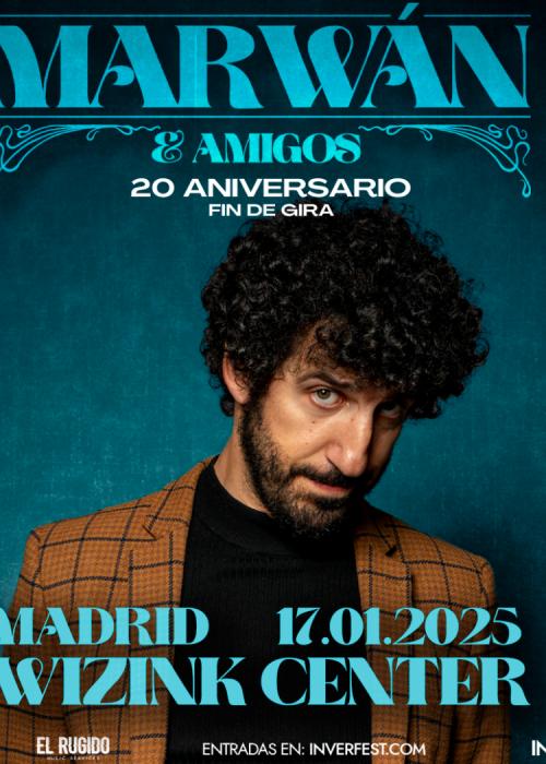Cartel de Concierto de Marwan en Madrid