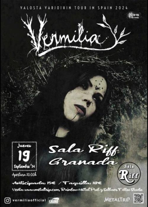 Cartel de Concierto de Vermilia en Granada