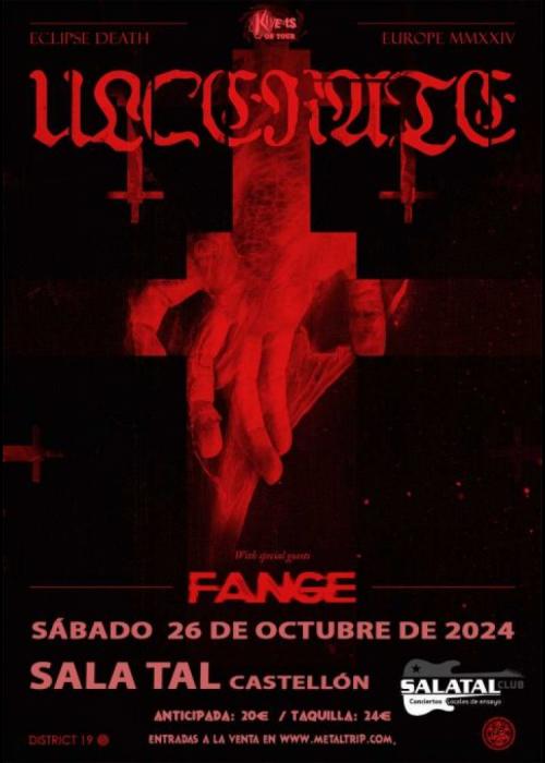 Cartel de Concierto de Ulcerate en Castellón