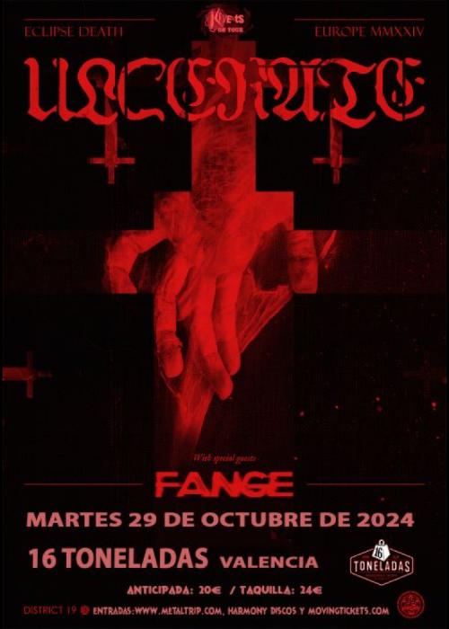 Cartel de Concierto de Ulcerate en Valencia