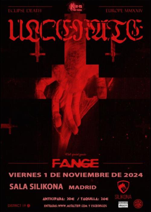 Cartel de Concierto de Ulcerate en Madrid