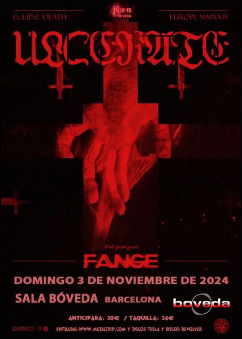 Cartel de Concierto de Ulcerate en Barcelona
