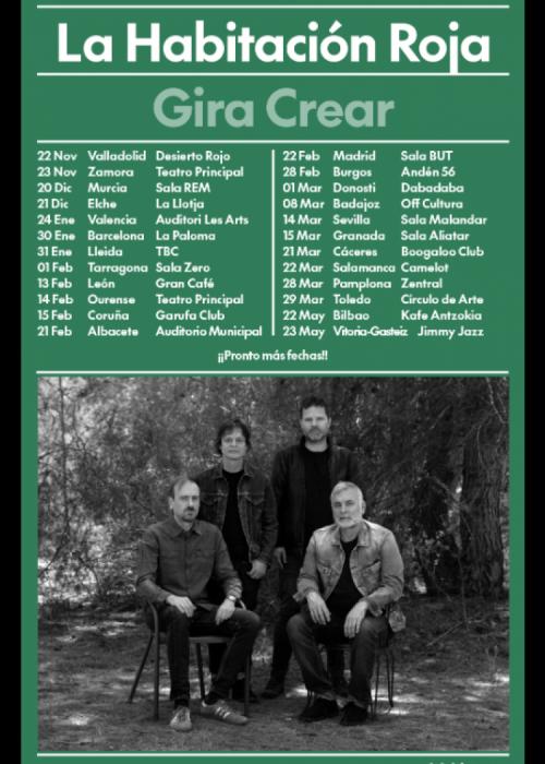 Cartel de Concierto de La Habitación Roja en Valencia