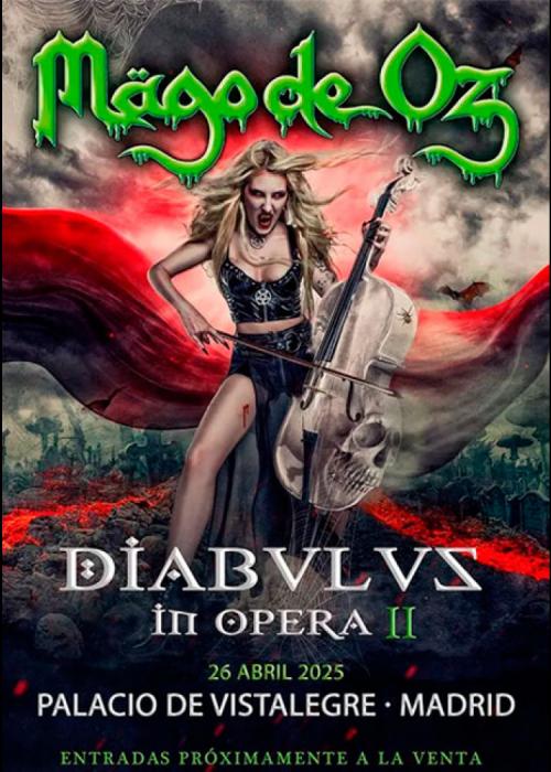 Cartel de Concierto de Mago de Oz en Madrid