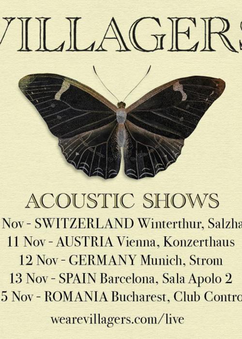 Cartel de Concierto de Villagers en Barcelona