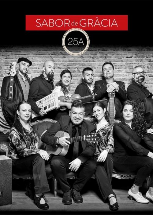 Cartel de Concierto de Sabor de Gràcia en Barcelona
