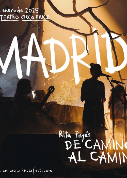 Cartel de Concierto de Rita Payés en Madrid