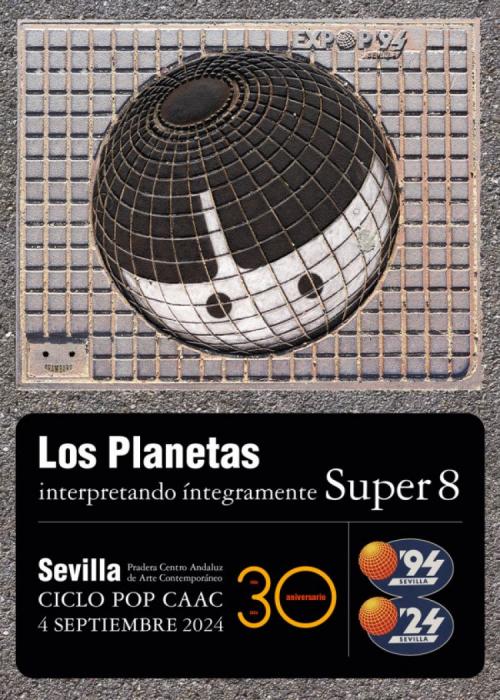 Cartel de Concierto de Los Planetas en Sevilla