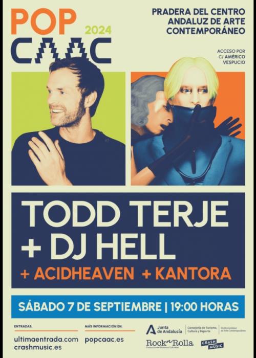Cartel de Todd Terje + Dj Hell en Sevilla