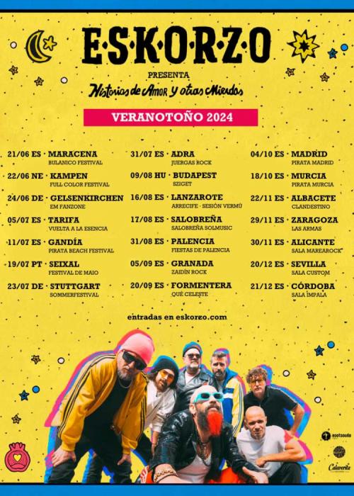 Cartel de Concierto de Eskorzo en Sevilla
