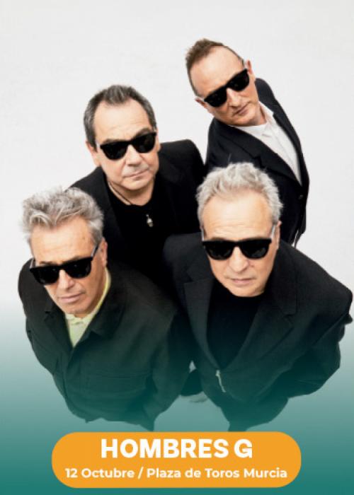 Cartel de Concierto de Hombres G en Murcia