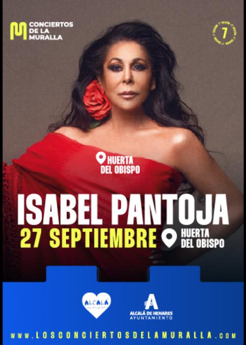 Cartel de Concierto de Isabel Pantoja en Alcalá de Henares