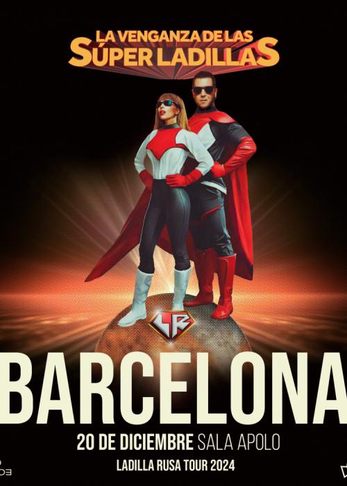 Cartel de Concierto de Ladilla Rusa en Barcelona