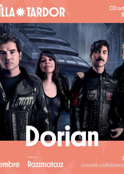 Cartel de Concierto de Dorian en Barcelona