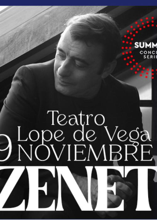 Cartel de Concierto de Zenet en Madrid