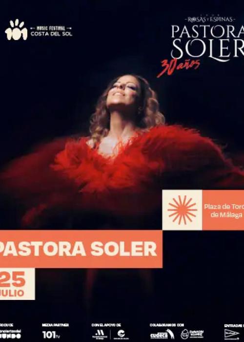 Cartel de Concierto de Pastora Soler en Málaga