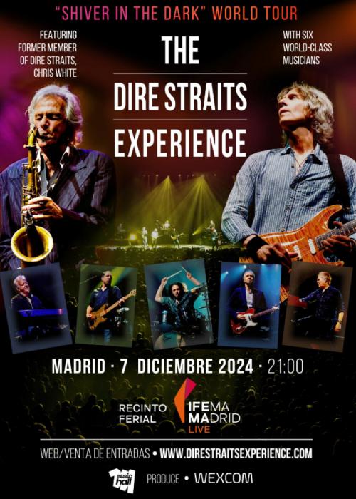 Cartel de The Dire Straits Experience en Madrid