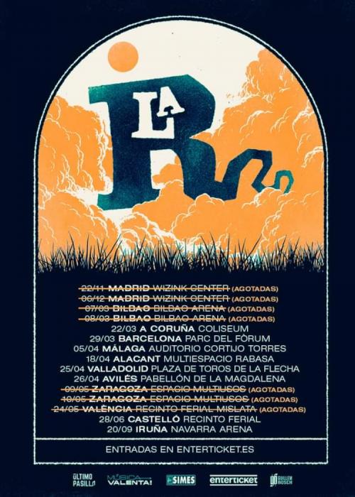 Cartel de Concierto de La Raíz en Valladolid
