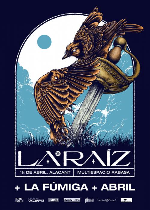 Cartel de Concierto de La Raíz en Alicante
