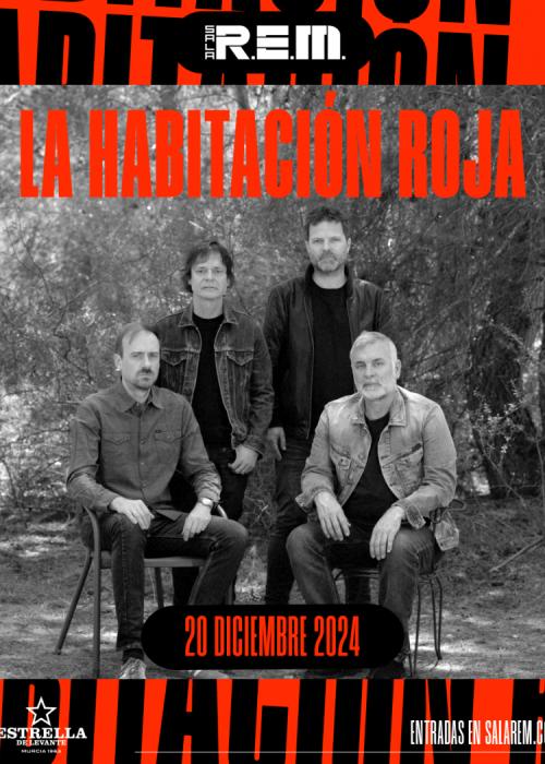 Cartel de Concierto de La Habitación Roja en Murcia