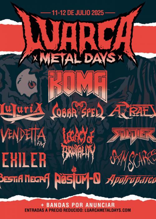 Cartel de Luarca Metal Days 2025
