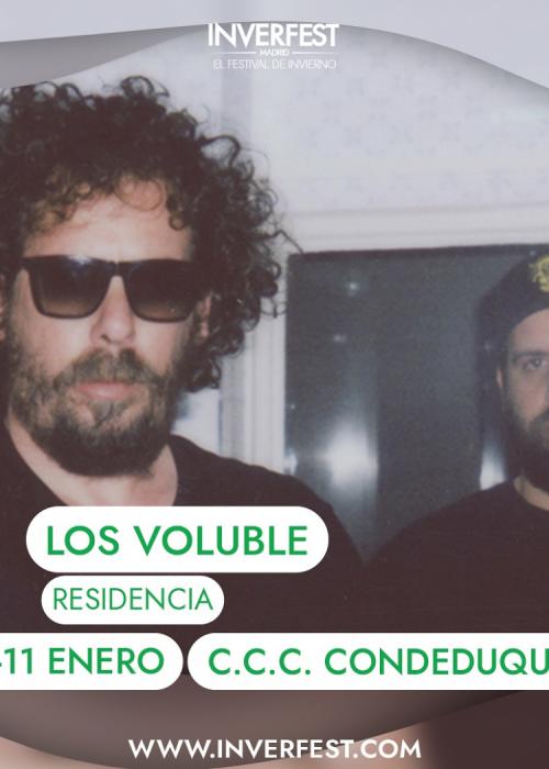 Cartel de Concierto de Los Voluble en Madrid