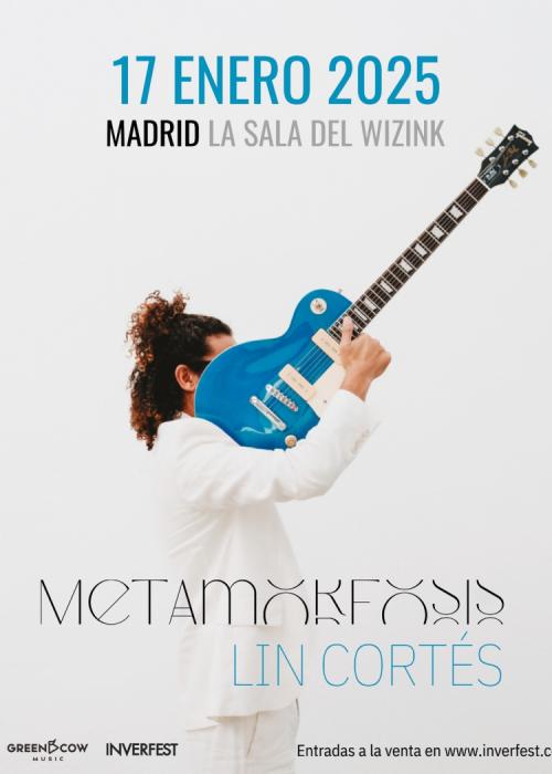 Cartel de Concierto de Lin Cortés en Madrid