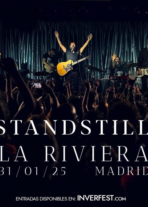 Cartel de Concierto de Standstill en Madrid