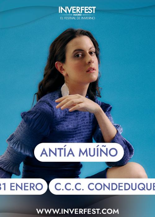 Cartel de Concierto de Antía Muíño en Madrid