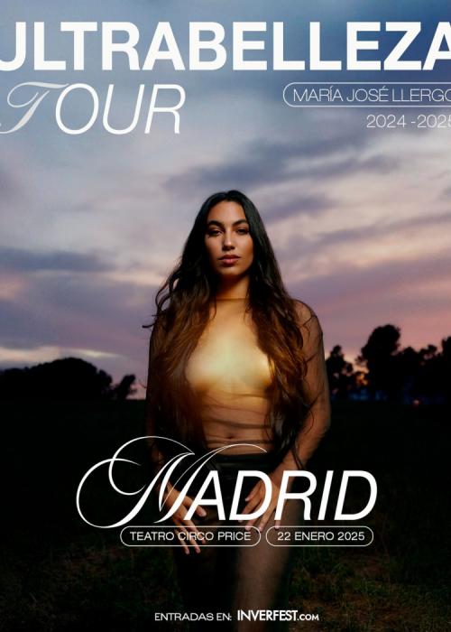 Cartel de Concierto de María José Llergo en Madrid