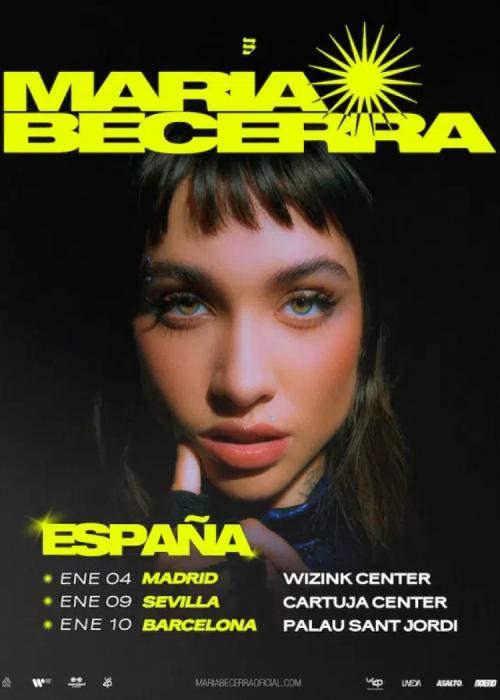 Cartel de Concierto de María Becerra en Sevilla