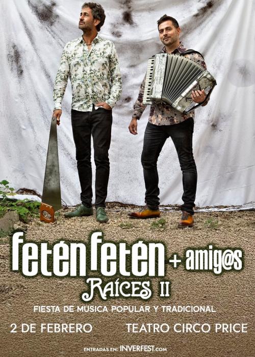 Cartel de Concierto de Fetén, Fetén en Madrid