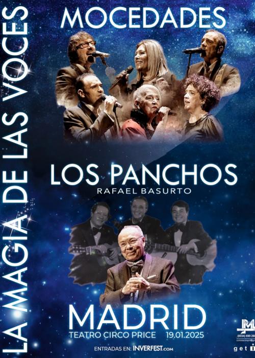 Cartel de Concierto de Mocedades + Los Panchos en Madrid