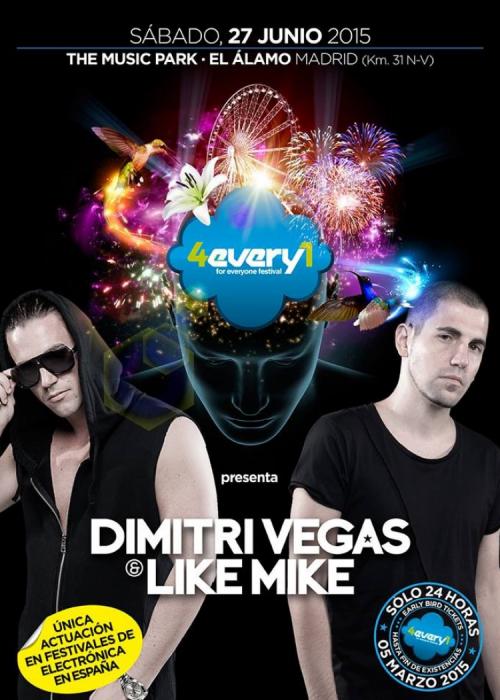 Cartel de 4 Every 1 Festival 2015