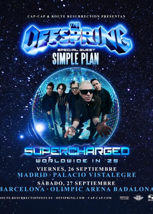 Cartel de Concierto de The Offspring en Madrid