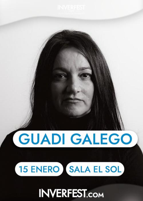 Cartel de Concierto de Guadi Galego en Madrid