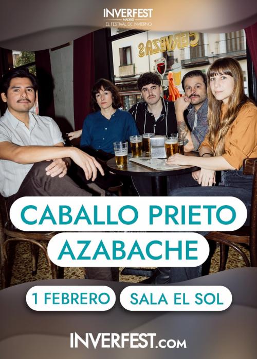 Cartel de Caballo Prieto Azabache en Madrid