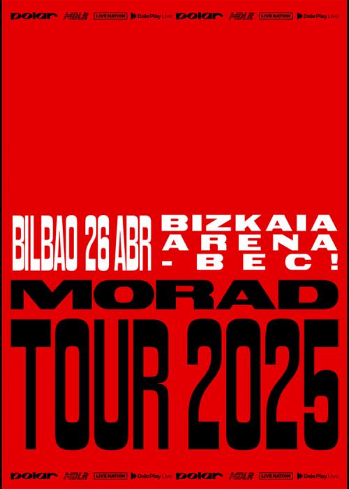 Cartel de Concierto de Morad en Bilbao
