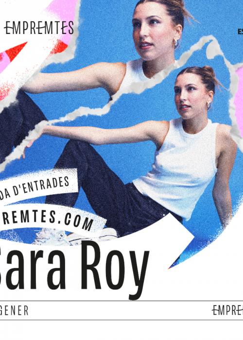 Cartel de Concierto de Sara Roy en Barcelona