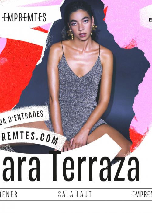 Cartel de Concierto de Sara Terraza en Barcelona