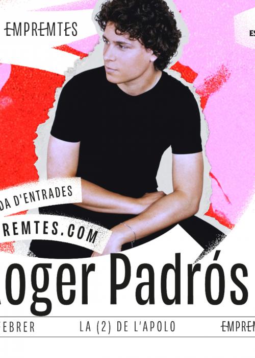 Cartel de Concierto de Roger Padrós en Barcelona
