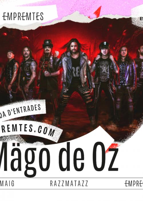 Cartel de Concierto de Mago de Oz en Barcelona