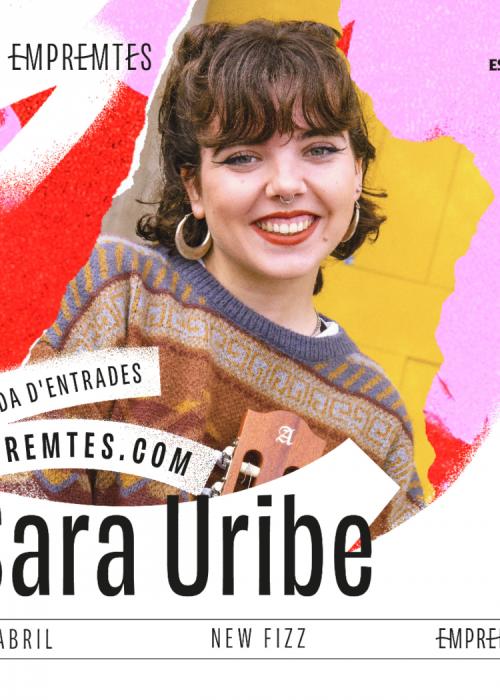Cartel de Concierto de Sara Uribe en Barcelona